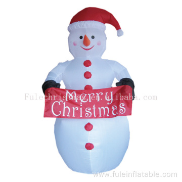 Outdoor inflatable snowman for Christmas decoration